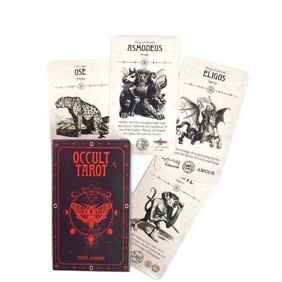 Occult Tarot by Travis McHenry. Full 78 Card Mini Deck - Picture 1 of 3
